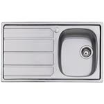 Foster S1000 1Vl Dx+Sc. F.3,5" - 1186161 Lavello Lavello | Acciaio inox AISI 304 satinato, Dimensioni 860 x 500