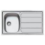 Foster S1000 Inox 1Vsx+Sc.Vl F3,5" - 1179062 Lavello Lavello | Acciaio inox AISI 304 satinato, Dimensioni 790 x 500