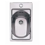 Foster S1000 Inox Monovasca - 1129000 Lavello Lavello | Acciaio inox AISI 304 satinato, Dimensioni 440 x 500