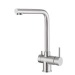 Foster Gamma 3 Vie Inox 316 - 8496100 Miscelatore Lavello | Acciaio inox AISI 316, Canna girevole, Base d'appoggio 50 mm, Acciaio inox 316