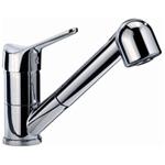 Foster S1000 Z65 C/Doc.Cromo - 8449500 Miscelatore Lavello | monocomando, Canna girevole, Base d'appoggio 55 mm, Finitura cromata