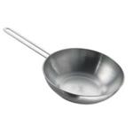 PADELLA WOK F/PIATTO INOX 18/10 IND