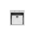 Foster Vasca Ke 45X40 Tpr Q4 Inox - 2274050 Lavello Incasso | Acciaio inox AISI 304 satinato, Dimensioni 560 x 520