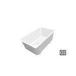 Foster Vaschetta Poliprop. Wht P/3293 - 8153100 Accessorio lavello Accessorio | Vaschetta polipropilene, bianco, compatibilità Foster