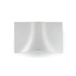 Faber VEIL WH A90 - 110.0324.953 Cappa Parete | Classe A | Vetro curvo bianco opaco, 90 cm, illuminazione LED