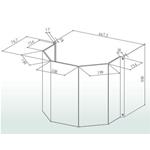 Faber CAMINO SUPERIORE KIT PREMIO ANGOLO  - 112.0157.263 Kit camino Accessori | Classe - | Kit camino, H990mm, Compatibile Faber