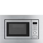 Smeg FMI017X Forno a microonde | Incasso | Classe energetica A | Capacità 20 L, microonde + grill, timer elettronico