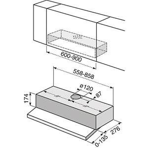 Electrolux REX CA6310X Cappa Incasso