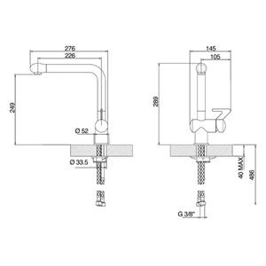 Smeg MF2 Rubinetti e miscelatori