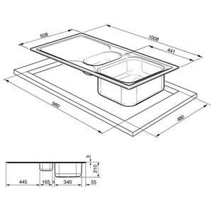 Smeg LV100D-3 Lavello | Incasso