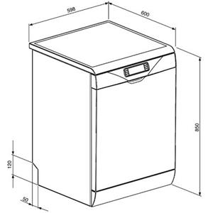 Smeg LSA6439X2 Lavastoviglie | Libera installazione | Classe energetica A+++ | Libera installazione, Acciaio inox, Acciaio inox