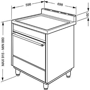 Smeg B7GMXI9 Cucina | Cucina | Classe energetica A | Cucina, Acciaio inox, Manopola
