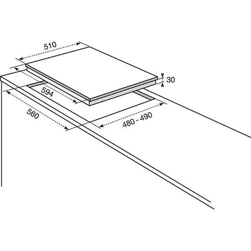 Electrolux REX PX640ROV Piano cottura Incasso
