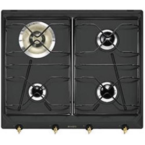 Smeg SRV864A Piano cottura | Da incasso | Antracite, Da incasso, Gas