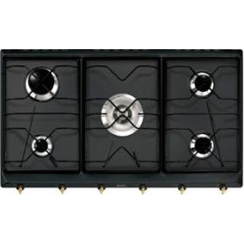 Smeg SRV896A Piano cottura | Da incasso | Antracite, Da incasso, Gas