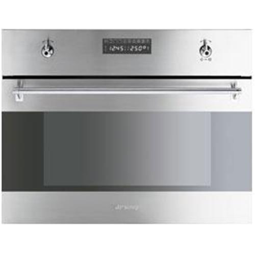 Smeg S45MFX2 Forno | Incasso | Classe energetica A | Piccola, Forno elettrico, 37 L
