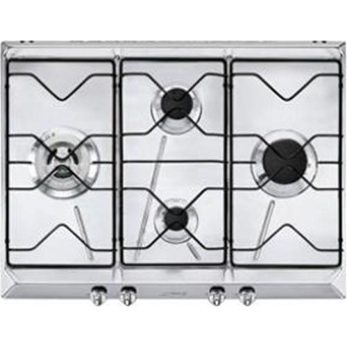 Smeg SRV574XN3 Piano cottura | Da incasso | Da incasso, Gas, 4 Fornello(i)