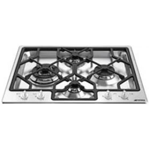 Smeg PGF64SC Piano cottura | Da incasso | Acciaio inox, Da incasso, Gas