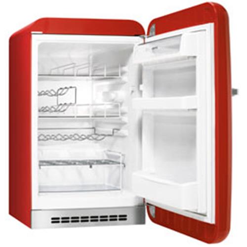 Smeg FAB10HRRD2 Frigorifero | Libera installazione | Classe energetica F | 130 L, SN-T, 37 dB