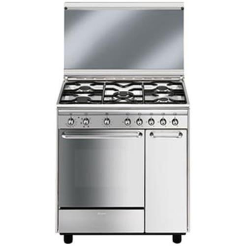 Smeg CX81SV Cucina | Built-in cooker | Classe energetica B | Built-in cooker, Acciaio inox, Gas