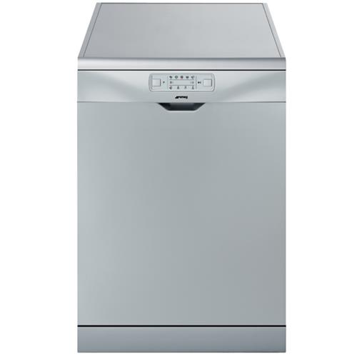 Smeg LVS319S Lavastoviglie | Libera installazione | Classe energetica A+ | Libera installazione, Argento, Pulsanti