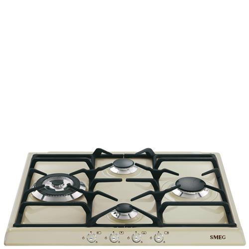 Smeg SR764PX Piano cottura incasso Beige, Da incasso, Gas