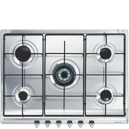 Smeg SE70S-6 Piano cottura | Da incasso | Acciaio inox, Da incasso, Gas