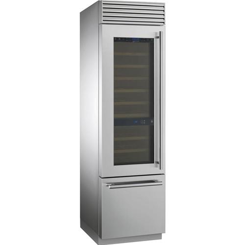 Smeg WF366LDX Cantina vino | Libera installazione | Classe energetica A | Libera installazione, 54 bottiglia/bottiglie, Luce interna