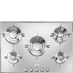 Smeg PTV705ES Piano cottura | Da incasso | Acciaio inox, Da incasso, Gas