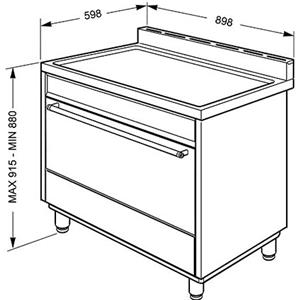 Smeg B9GMXI9 Cucina | Cucina | Classe energetica A | Cucina, Acciaio inox, Manopola