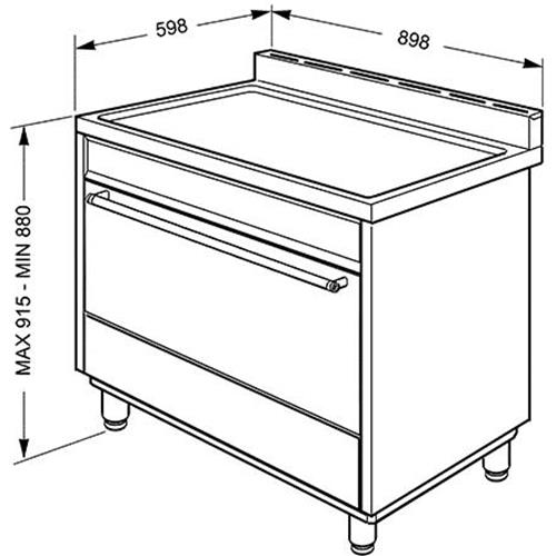 Smeg B9GMXI9 Cucina | Cucina | Classe energetica A | Cucina, Acciaio inox, Manopola