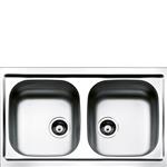 Smeg LYP792 Lavello | Incasso | Acciaio inox, vasca singola, installazione sottotop