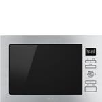 Smeg FMI425X Forno a microonde Incasso | Classe A | Microonde + Grill, Capacità 25 L, Funzione scongelamento