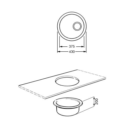 Smeg UM103PRA Lavello | Incasso