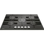 Hotpoint FTGHG 751 D/HA(BK) Piano cottura Incasso | 5 fuochi gas, valvola di sicurezza, estetica nera