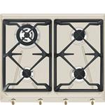 Smeg SRV864AVOGH2 Piano cottura a gas | Incasso | Classe energetica A+ | 4 zone induzione, Controllo touch, Funzione booster