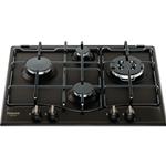 Hotpoint-Ariston PCN 640 T (AN) R /HA Piano cottura a gas Incasso | Classe A | 4 fuochi gas, Griglie smaltate, Sicurezza gas