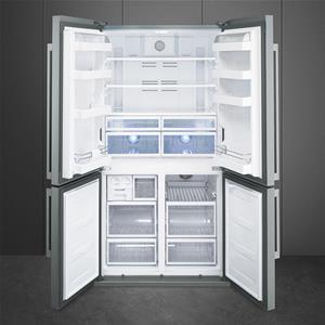Smeg FQ60X2PEAI Frigocongelatore | Libera installazione | Classe energetica A++ | Libera installazione, Porta francese, Acciaio inox
