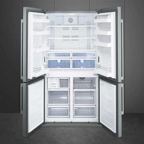Smeg FQ60X2PEAI Frigocongelatore | Libera installazione | Classe energetica A++ | Libera installazione, Porta francese, Acciaio inox