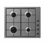 Candy CHW 6LBX Piano cottura a gas Incasso | Classe - | 4 fuochi gas, Accensione elettronica, Griglie smaltate