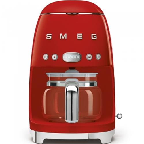 Smeg DCF01RDEU Macchina da caffè | Superficie piana | Macchina per espresso, 1, 4 L