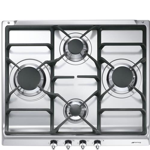 Smeg SE60SGH3 Piano cottura | Da incasso | Acciaio inox, Da incasso, Gas