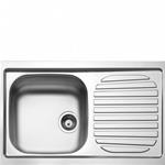 Smeg LYP791D Lavello | Incasso | Acciaio inox, vasca singola dx, installazione sottotop