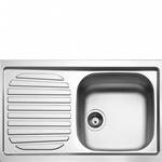 Smeg LYP791S Lavello | Incasso | Acciaio inox, vasca singola sx, installazione sottotop
