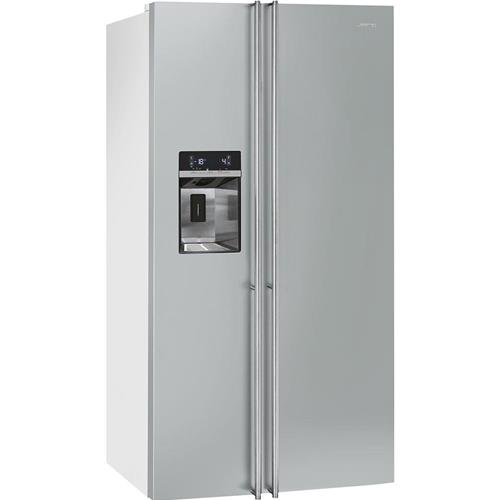 Smeg FA63XBI Frigocongelatore | Libera installazione | Classe energetica A+ | Libera installazione, Porta americana, Acciaio inox
