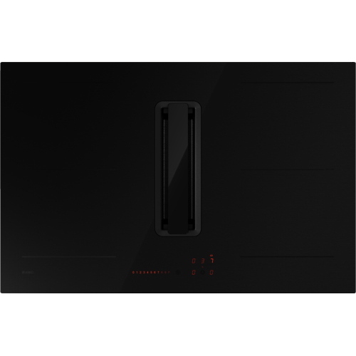 ASKO HIH3843FM1 Piano cottura a induzione con cappa aspirante integrata Incasso | Classe A | Nero, Da incasso, 80 cm