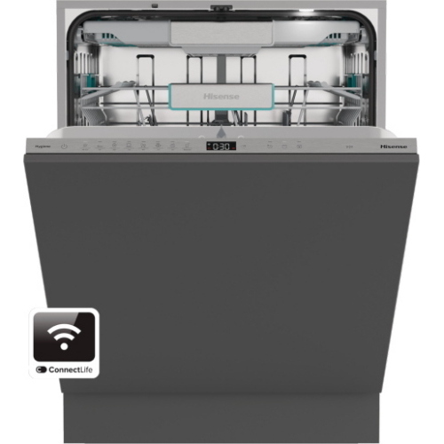 Hisense HV673A65 Lavastoviglie A scomparsa totale | Classe A | A scomparsa totale, Dimensione massima (60 cm), Bianco
