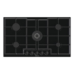 Hisense GED973B Piano cottura a gas Incasso | Nero, Da incasso, 90 cm