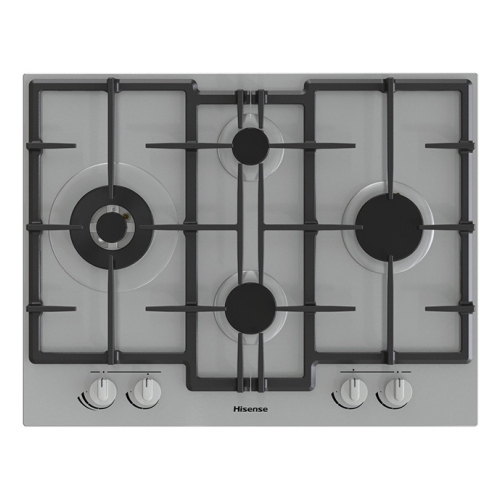 Hisense GMED663X Piano cottura a gas Incasso | Acciaio inox, Da incasso, 70 cm