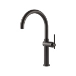 Gessi HABITO Girevole Black Metal Brushed PVD - 60670#707 Miscelatore Lavello | Nero Metal Spazzolato Pvd, Canna girevole 360°, Portata regolabile